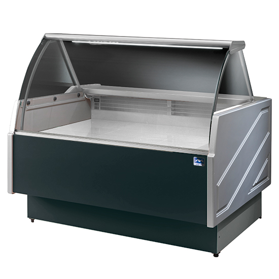 Banco refrigerato ventilato da 1520 mm con vetro curvo, +3°/+5°C