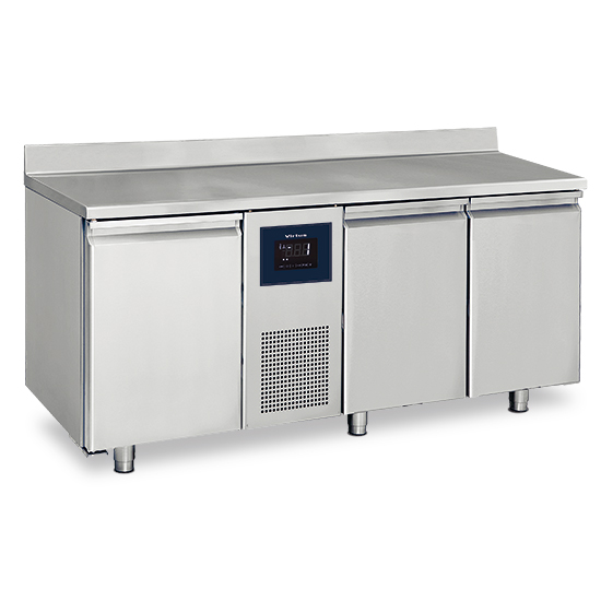 Tavolo refrigerato a 3 porte GN 1/1 con alzatina, -2°/+8°C - WiFi