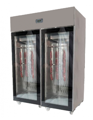 Armadio per stagionatura carni 1400 lt. temp. +2 a +40°C