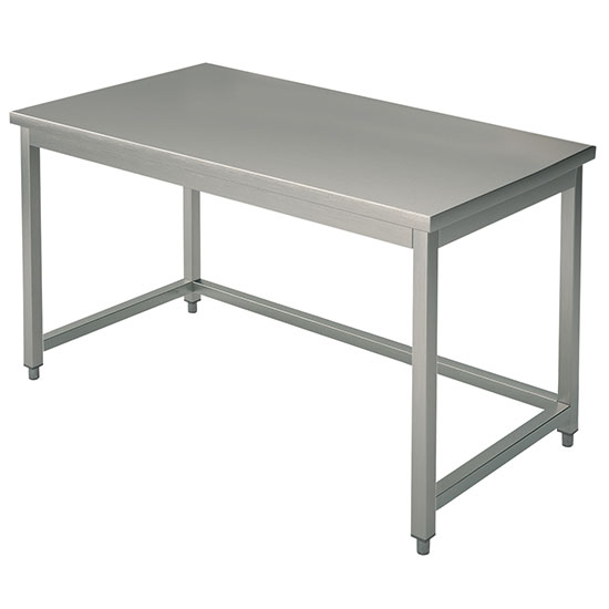 Tavolo da lavoro senza ripiano, senza alzatina, 2000x700 mm