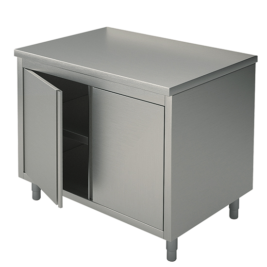 tavolo armadiato neutro con una porte battente, senza alzatina, 900x600 mm