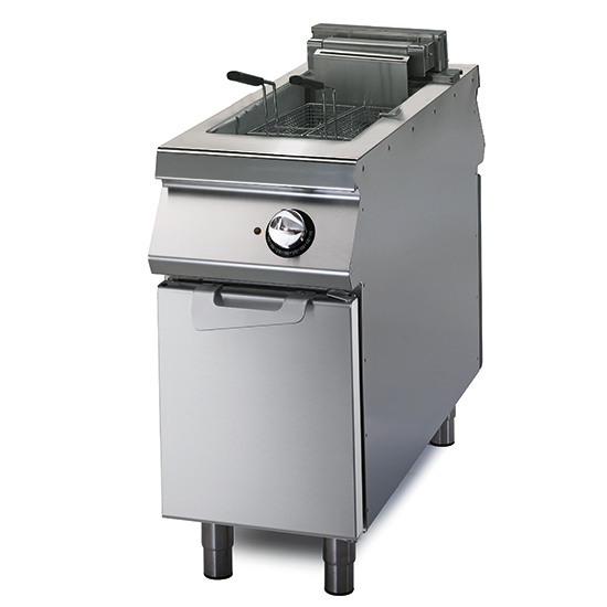 Friggitrice elettrica 1x 13 litri su vano con porte