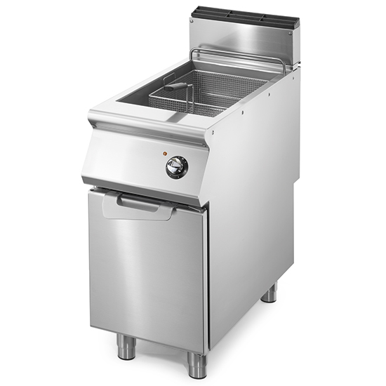 Friggitrice elettrica, capacità 1x 21 litri