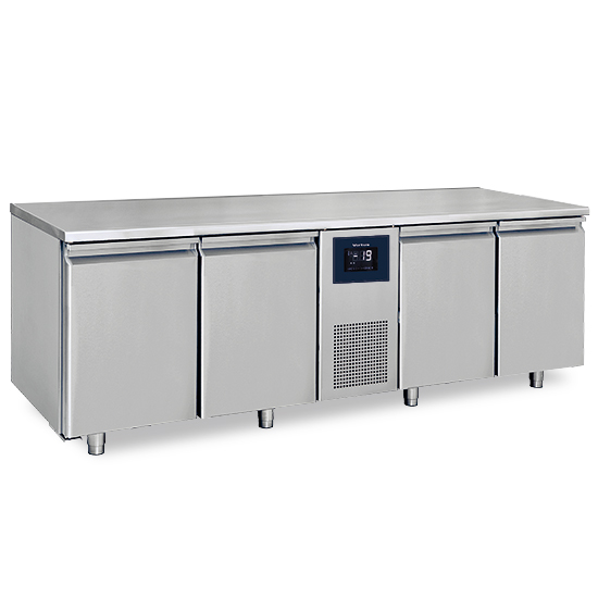 Tavolo freezer a 4 porte GN 1/1, -10°/-20°C - WiFi